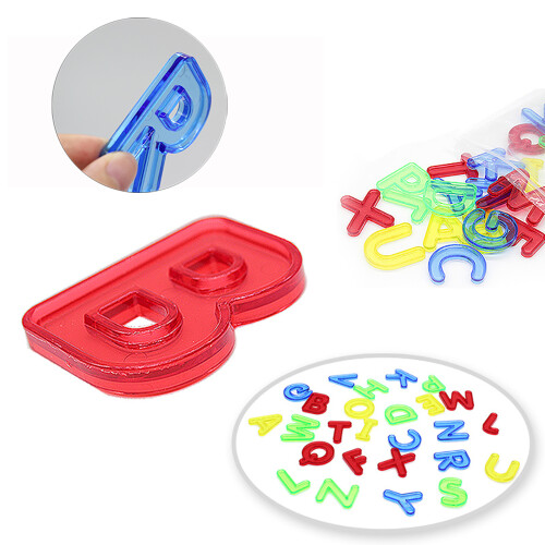 5cm Transparent Letters 26 Pcs Early Education