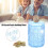 3D-Kristall-Puzzle: Transparente Sparschwein-Dose 1