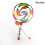 Tamburello Lollipop Arco Baleno Musico 1