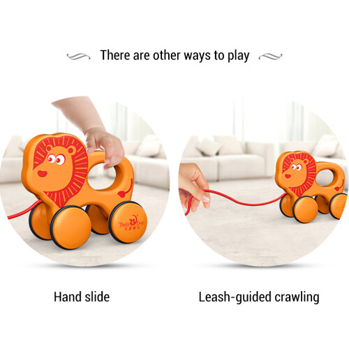 Cute Cartoon Plastic Pull-Along Walking Toy 2