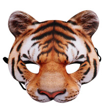 Halloween Tiger Cosplay EVA Half Face Mask for Party
