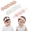 3x Babygirl-Band mit Haarschleife, elastisch 1