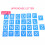 Kids Double Lettered Sandpaper Board Red Blue Case 4