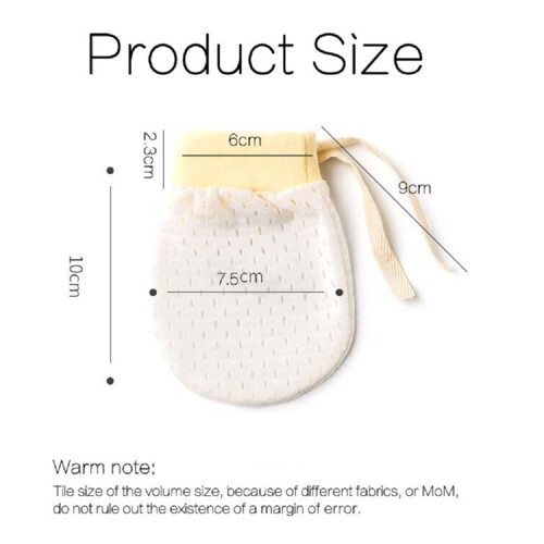 4x Baby Mesh Mittens Breathable Anti-Scratch 2