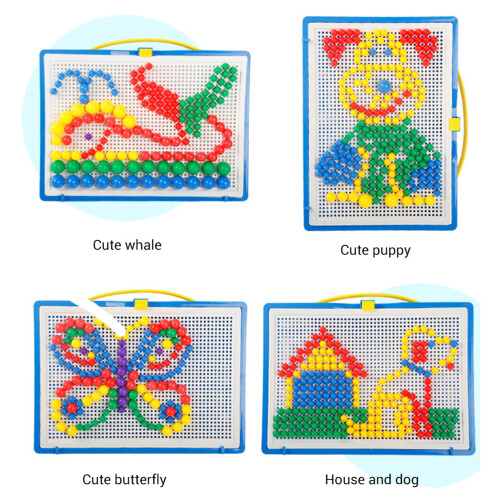 Kit Puzzle 3D Mosaico Funghi 296Pezzi DIY 1