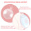 2PCS Silicone Breast Shells Nursing Cups Nipple Covers 4