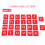 Kids Double Lettered Sandpaper Board Red Blue Case 5