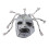 Unisex-Horror-Maske Latex-Kostüm 4
