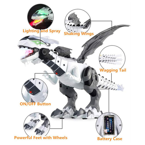 Wasser-Sprühdinosaurier-Roboter für Kinder 1