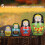 5PCS Handmade Wooden Russian Nesting Dolls 5