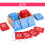Kids Double Lettered Sandpaper Board Red Blue Case 2