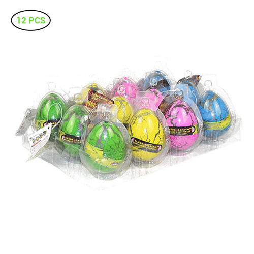 12x Water Inflation Dinosaur Eggs Magic Hatching Toy