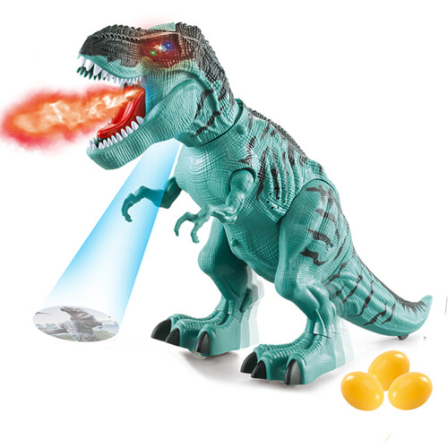 Laufender Dinosaurier mit Nebel und Ei-Simulation 2
