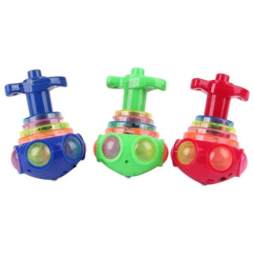 3pz Top Musical Rotanti Regalo Bambini