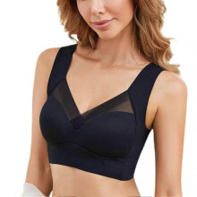 (L, Black) Seamless Bras For Women Sports Yoga Bra Wireless Breathable Bra Breathable Personal Health Care Braces & Supports Tk-2025-ss