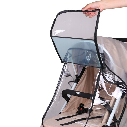 Transparent Stroller Rain Cover Universal Waterproof Shield 2