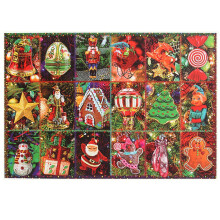 1000-teiliges Weihnachts-Puzzle als Geschenk für Erwachsene und Kinder