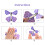 4Pcs Flying Butterfly Kids Magical Props 4