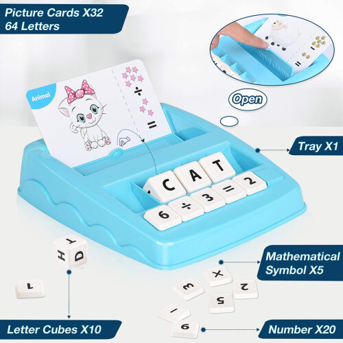 Kids Alphabet Math Flash Cards Gift 2