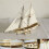 7-delig Bronzen Houten Zeilboot DIY Model Kit 5
