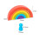 Houten Regenboog Stapelspeelgoed 2