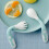 Baby-Löffel-Gabel-Set mit Reiseetui zum Training 5