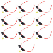 10Set Inline-Sicherungshalter Schmelzwiderstand