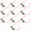 10Set Inline-Sicherungshalter Schmelzwiderstand 1