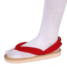 (38 39, Red) Anime Demon Slayer Cosplay Shoes Kimetsu No Yaiba Kamado Clogs Sandals Flip Flop-2025-ss