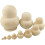 10pcs Unpainted Russian Nesting Doll Wood Toy 1