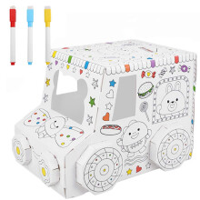 Casa di Cartone 3D Fai da Te Giocattolo Educativo