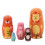 5pcs Animal Russian Nesting Dolls Gift 1