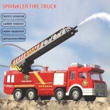 Water Spray Fire Engine Toy Sound Light Electric Truck