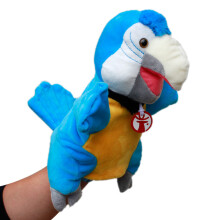 Kinder-Parrot-Handpuppe Plüsch Puppe Lernspielzeug