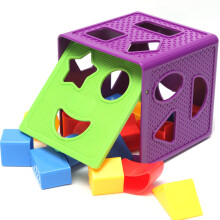 Baby Vormsorteer Speelgoed Kleuren Kubus