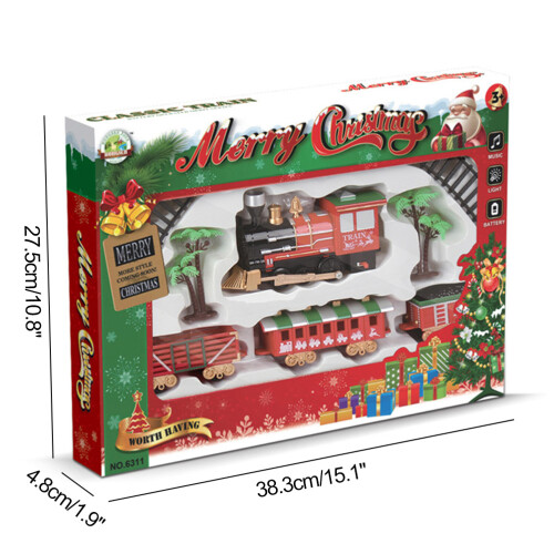 Treno Elettrico Natale Musica Luce 2