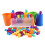 70 pcs Counting Bears with Stacking Cups Rainbow Color Sorting Set 4