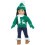 Puppenwinterkleidung Pullover Hose Schal Handschuhe 2