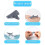 6x Zee Dier Bad Speelgoed Set Kinderen 4