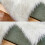 Weißes Schafsfell-Teppich, Stuhlauflage & Sofakissen 5