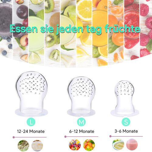 Silicone Baby Fruit Feeder & Teething Toy 1