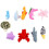 10x Set Meerestier-Fingerpuppen, Plüsch, pädagogisch 4