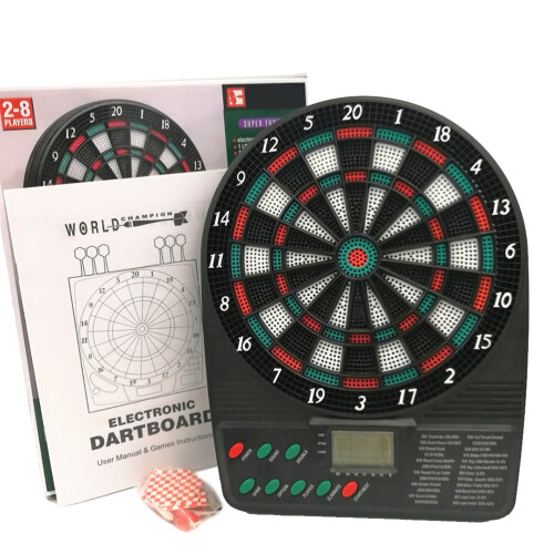 Electronic Darts Board Set with LCD Scoring 6 Darts 1