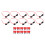 10Set Inline-Sicherungshalter Schmelzwiderstand 2