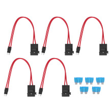 5 Stück Auto-Sicherungshalter-Anschluss,