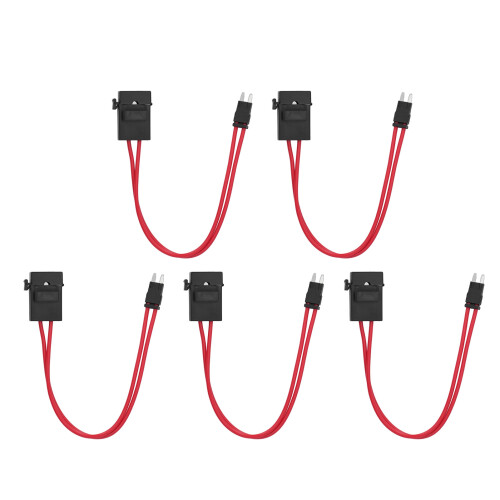 5 Stück Auto-Sicherungshalter-Anschluss, 2