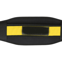 Breathable Adjustable Sports Weightlifting Belt Black & Yellow XL 41-43 in
