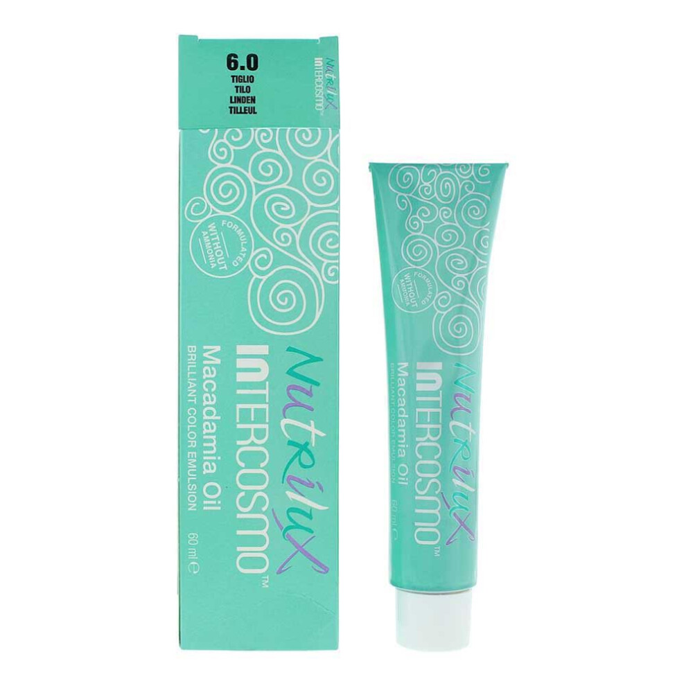 Intercosmo Nutrilux Macadamia Oil 6.0 Linden Hair Colour 60ml For Women-image-OPC-PMMNJ2P-NEW