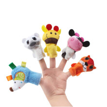 5x Cartoon-Tier-Fingerpuppen für Kindergeschichten