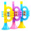 Tromba musicale casuale per bambini in plastica 1